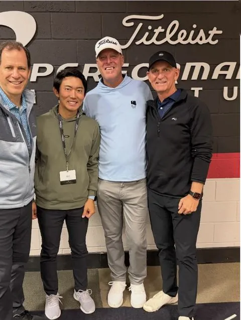 Titleist Performance Instituteでの記念写真